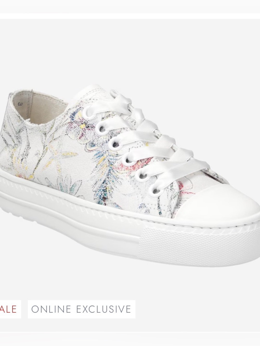 Paul Green 4977-121 floral print sneakers
